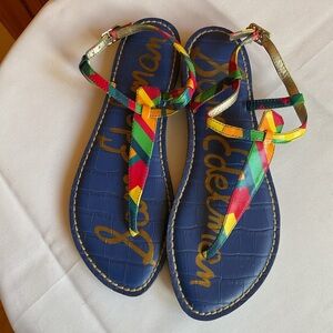 SAM EDELMAN Colorful Women's Sandals Size 7